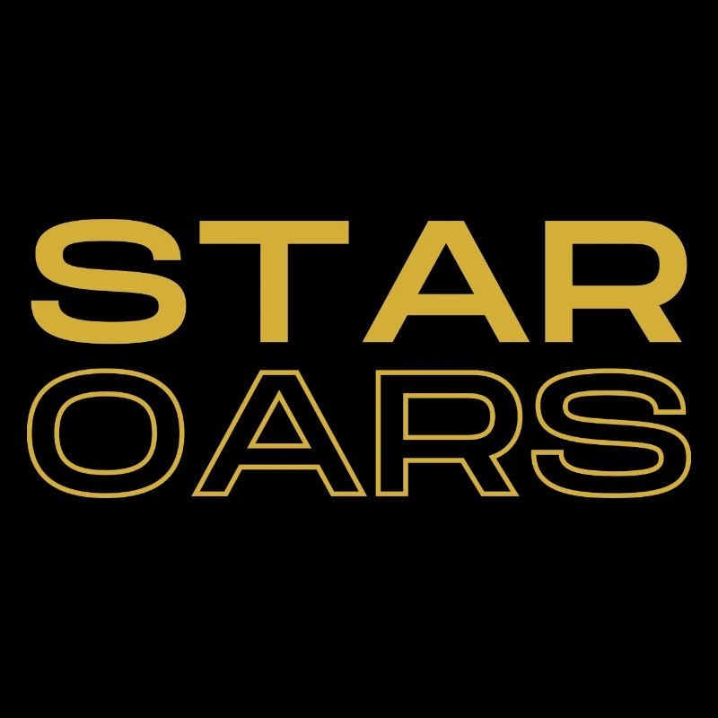 Star Oars: Galactic Rowing Humor Tee