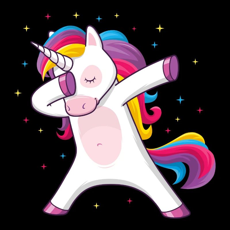 Dabbing Einhorn Dabbing Unicorn Geschenkidee