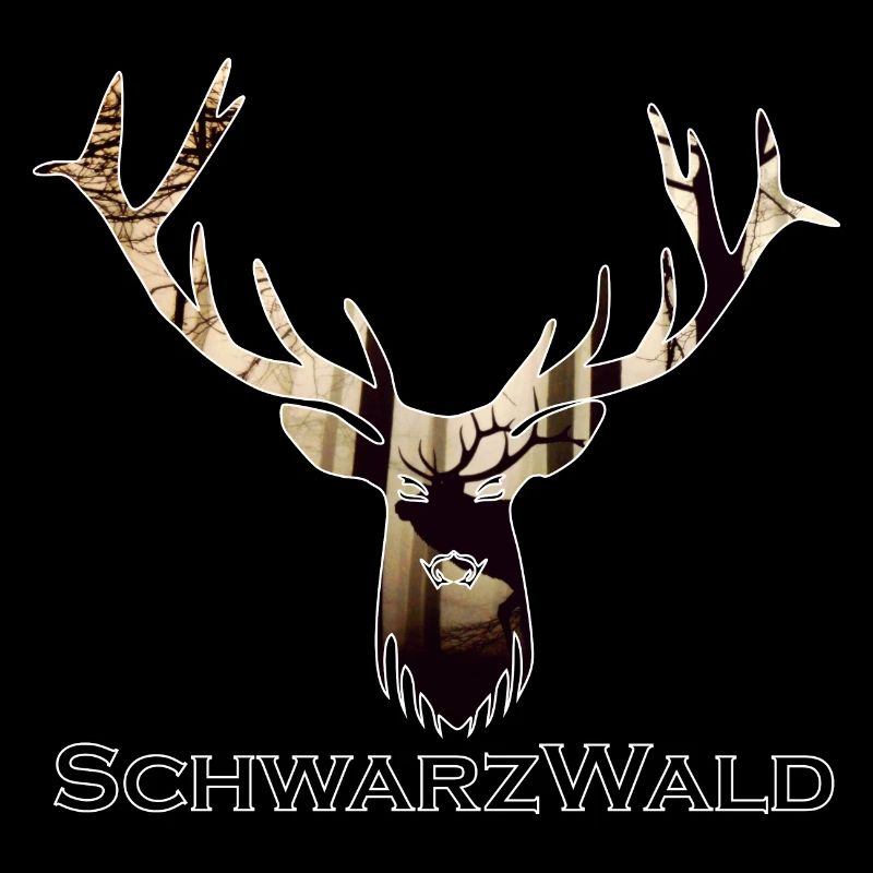 Schwarzwald Hirsch - Wald