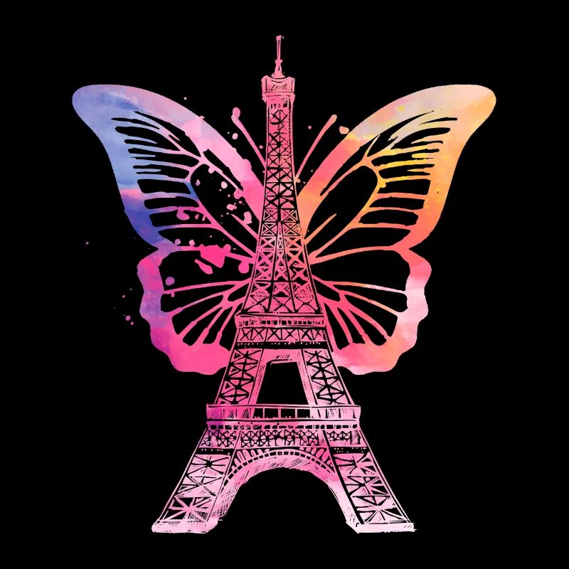 Paris Frankreich Stadt Skyline Eiffelturm Kunst