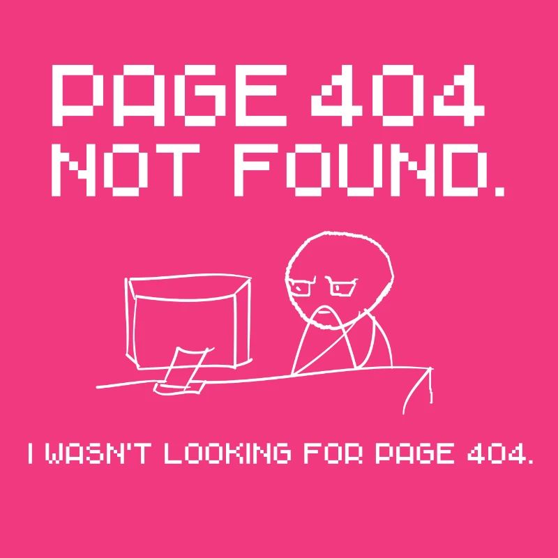 Error 404. Page not found. IT fun