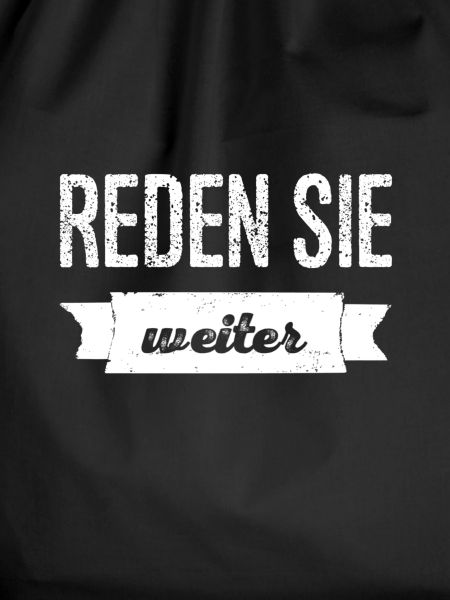 reden sie weiter