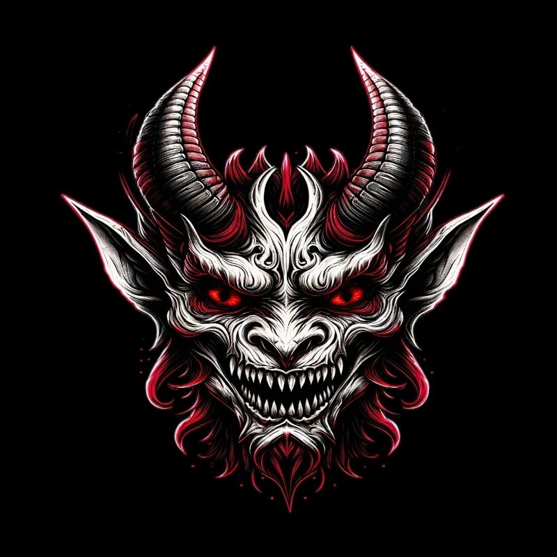 Unleashed Fury Dämon Creepy Gesicht