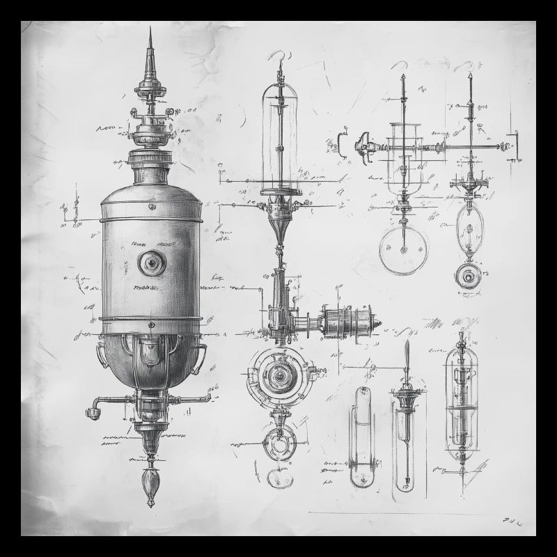 Patent Drawing Idea Abstract Fictional