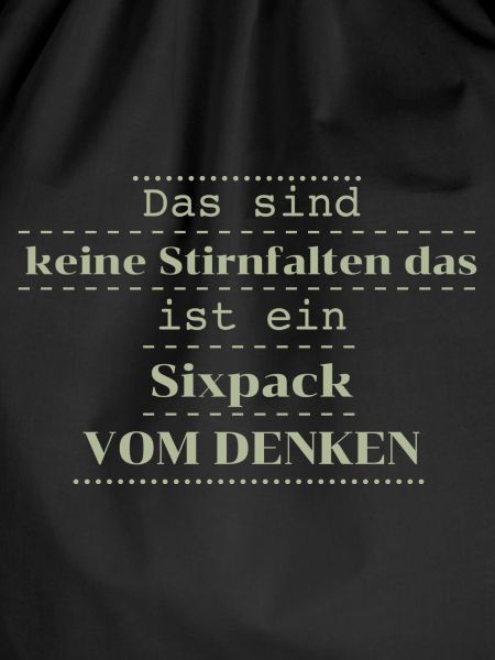witziger spruch sixpack