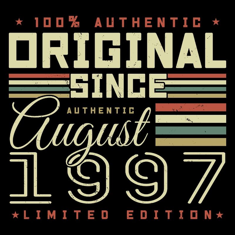 August 1997 Retro August 1997 August 1997 Anniversary