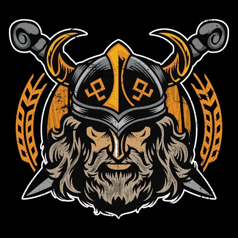 Wikinger Odin | Rabengott Krieger Walhalla Valknut