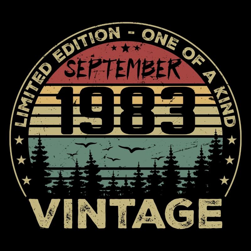 September 1983 Vintage Geburtstagsgeschenk 1983