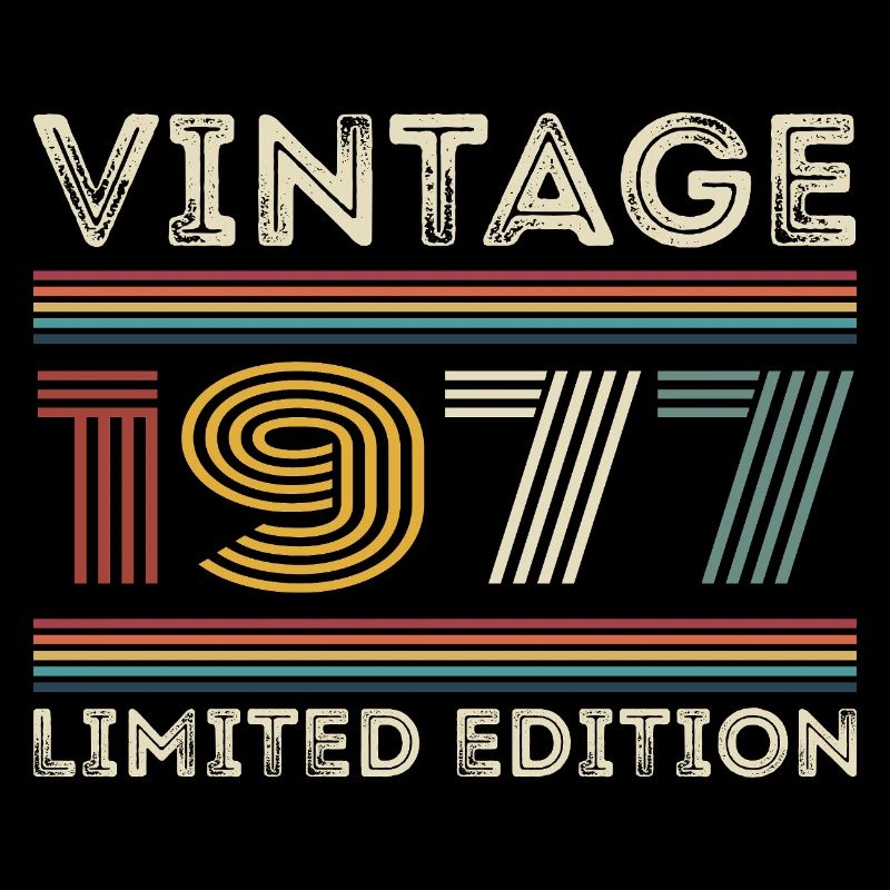 1977 Geburtstag 1977 Retro 1977 Geschenk 1977