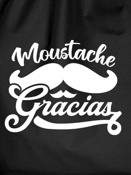 Moustache Gracias humor