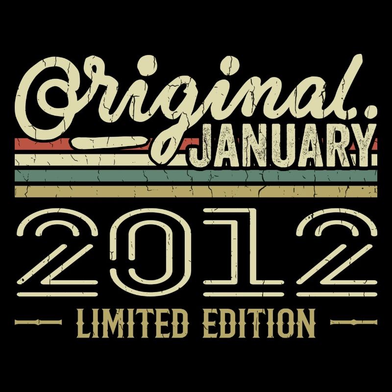 January 2012 Birthday January 2012 Gift 2012