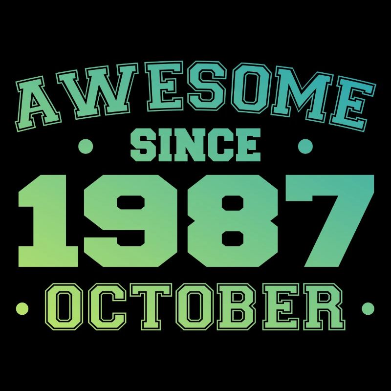 Oktober 1987 - Oktober 1987 Geburtstagsgeschenk