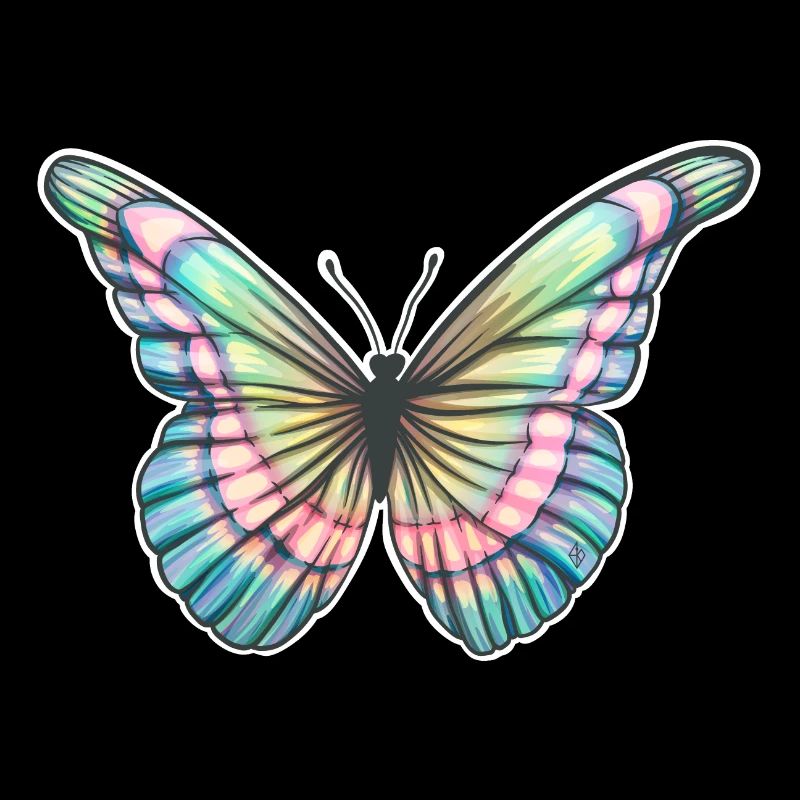 Bunter Schmetterling