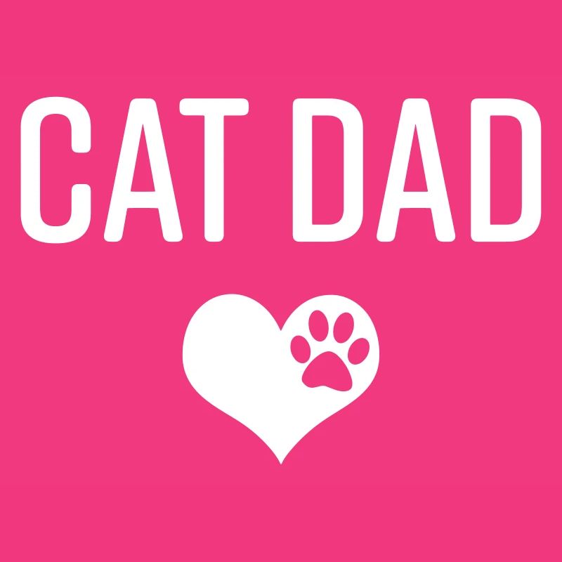 Cat Dad Katze Katzenhalter Katzenfreund Geschenk