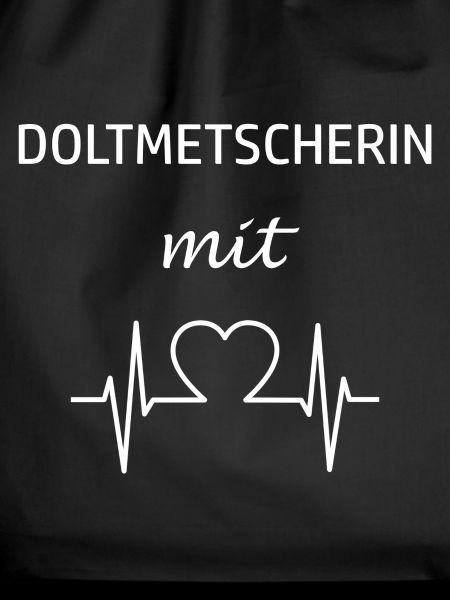 Dolmetscherin mit Herz
