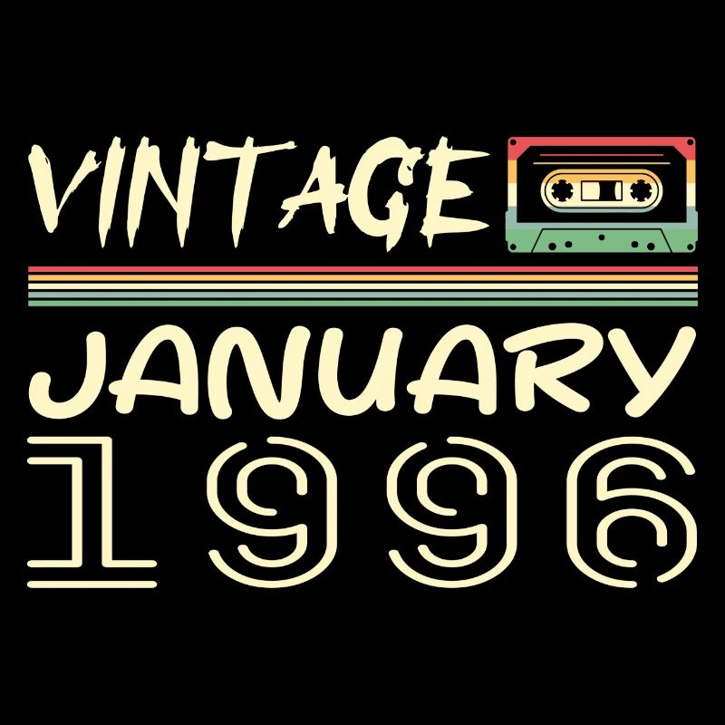 Vintage Janvier 1996 - Anniversaire Janvier 1996