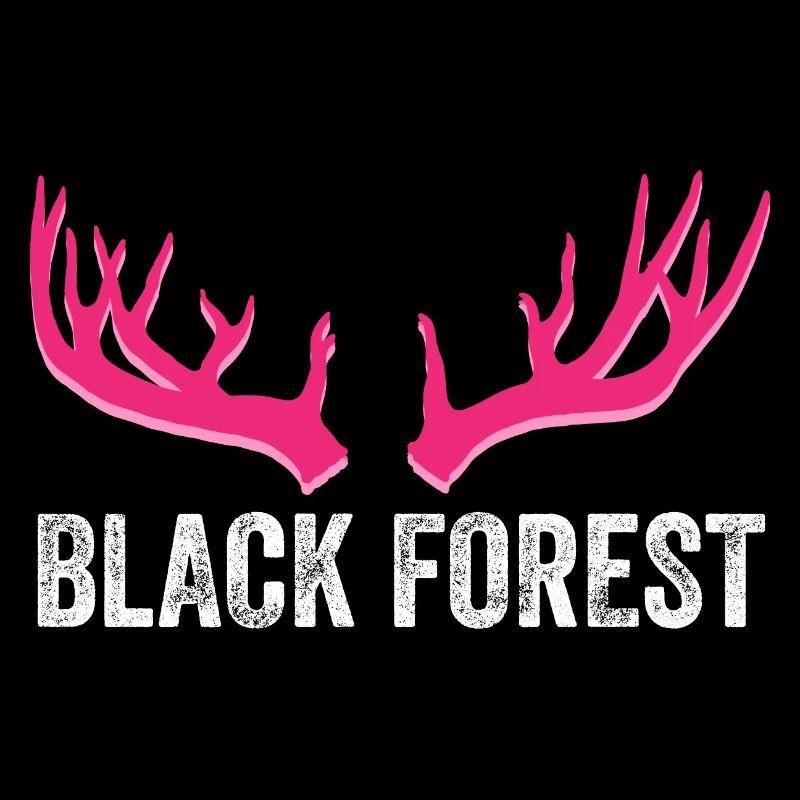 Black Forest Deer Antler Pink