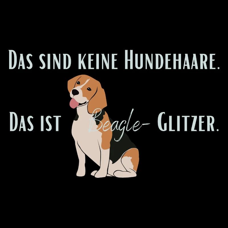 Kein Hundehaar, Beagle-Glitzer!