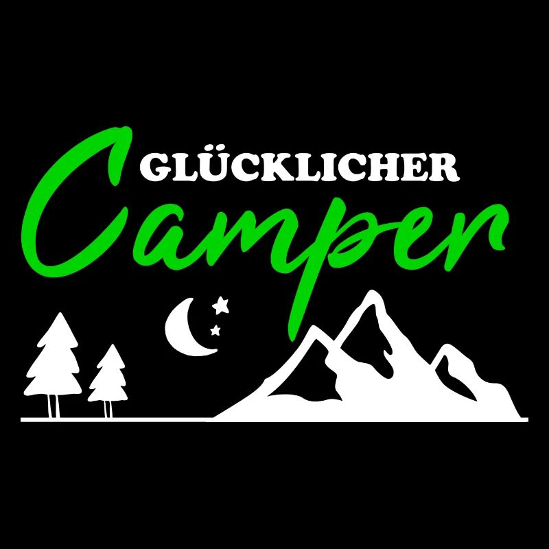 Happy Camper Camping Men Gift Funny