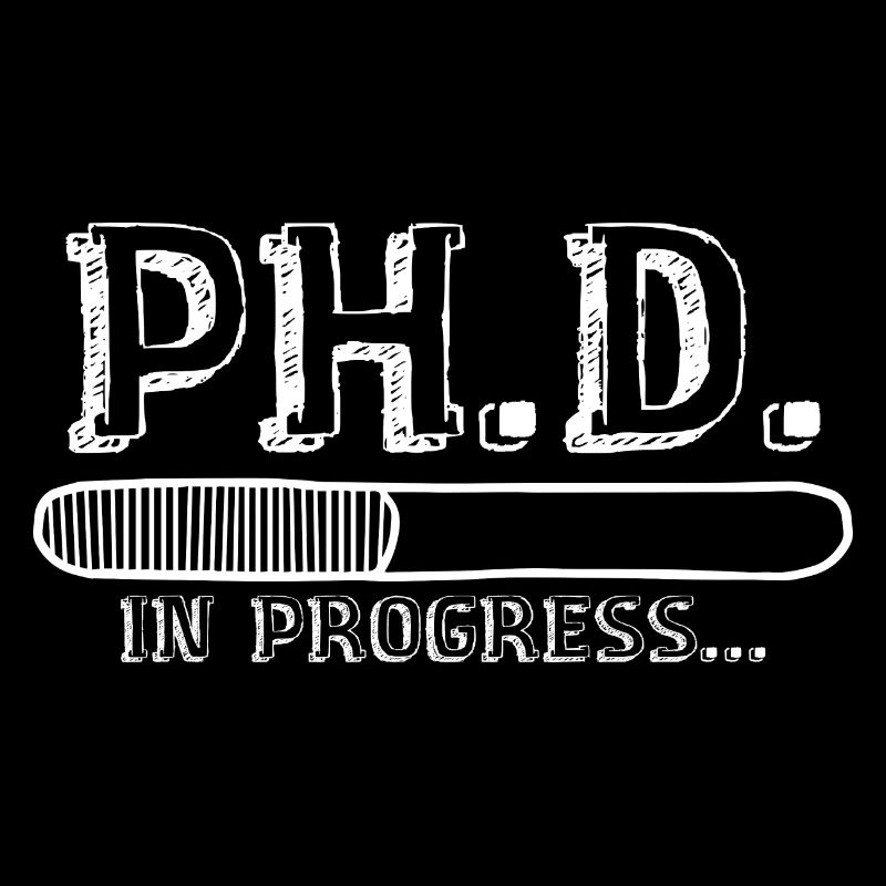 Ph.D. in Bearbeitung, PhD Doktorat Graduiertengrad