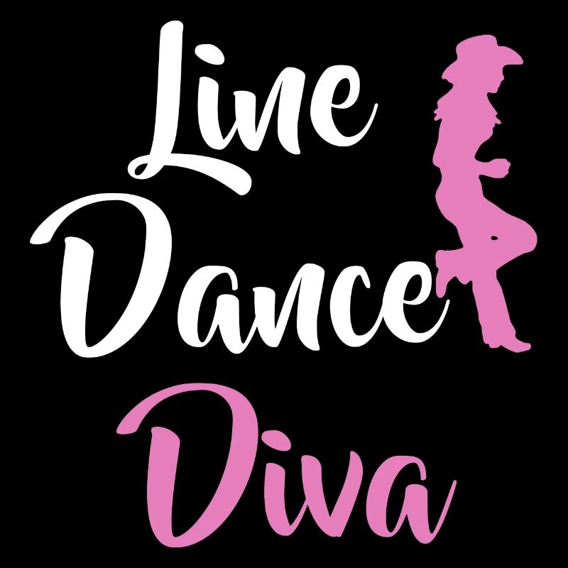 Line Dance Diva Line Dancing Country Musik Spruch