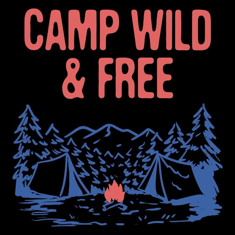 Camp Wild & Free Camping Hiking Camper Hiker