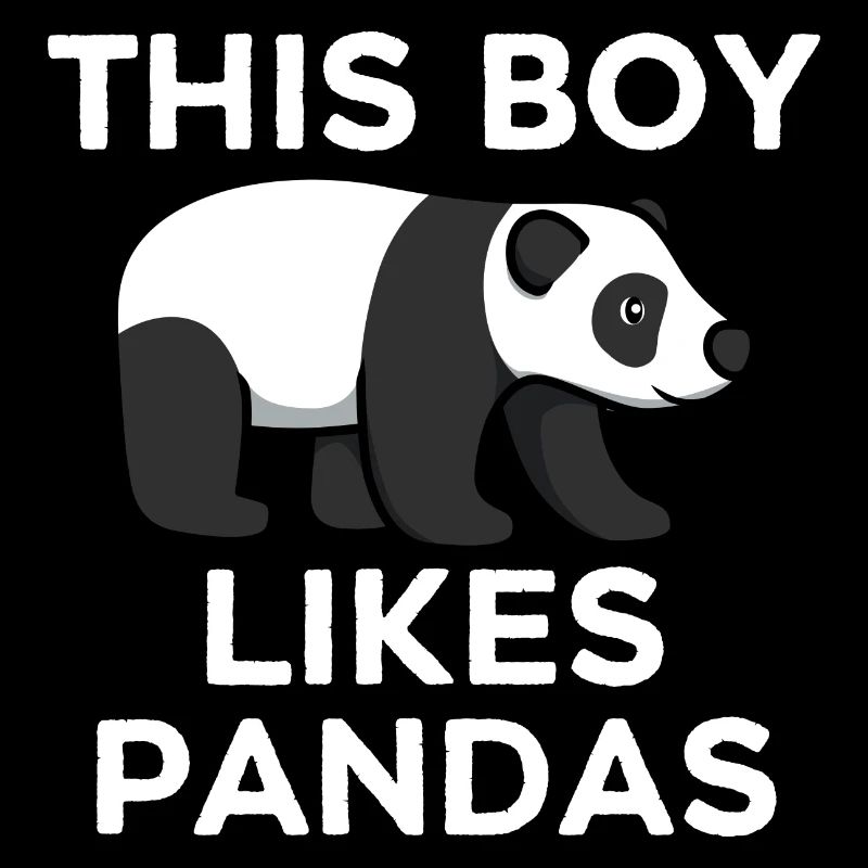 Un garçon aime les jolis pandas Eucalyptus Nature