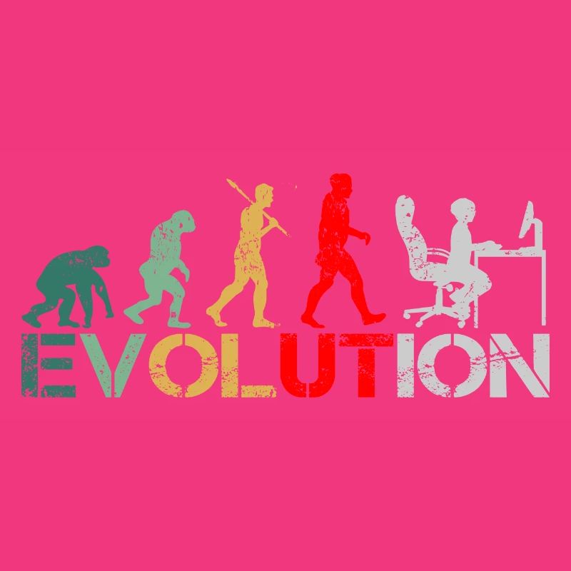 Computer Nerd Programmer Evolution funny