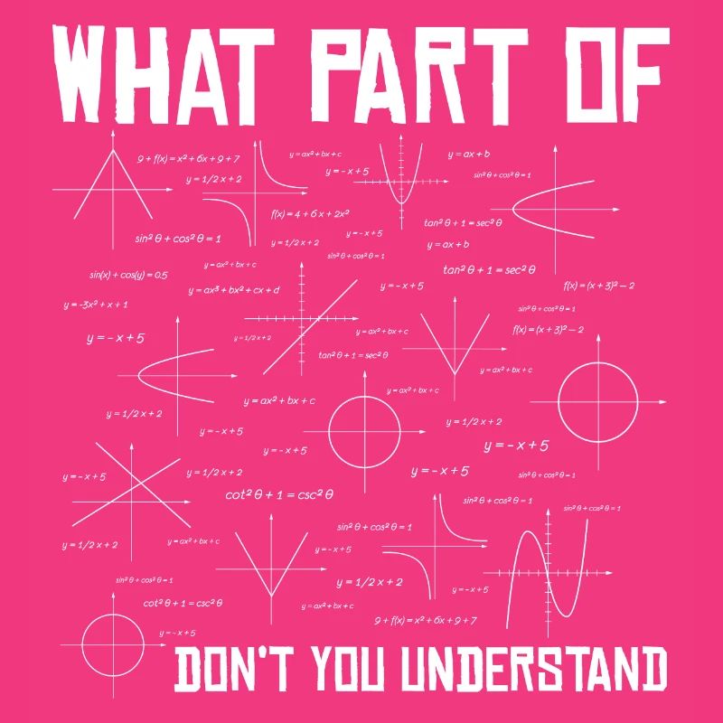 Math math teacher student saying gift