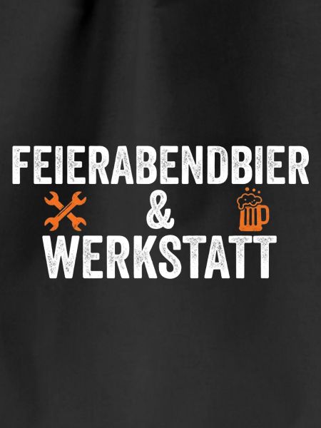 Feierabendbier & Werkstatt – Handwerker T-Shirt