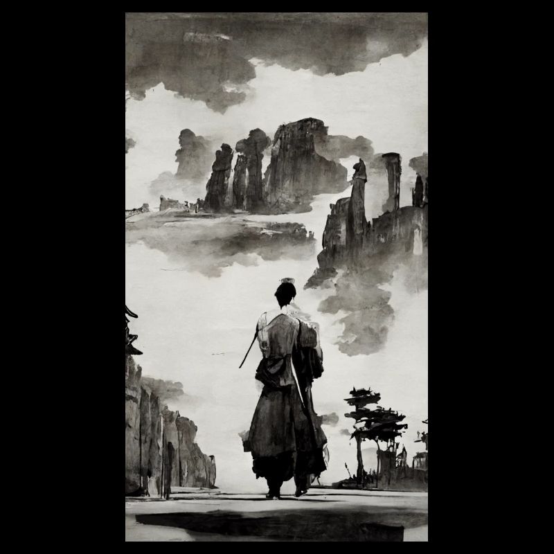 Samurai Japanisch Dunkel