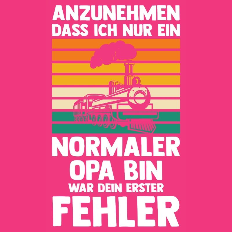 Modelleisenbahn Opa Modellbauer Geschenk