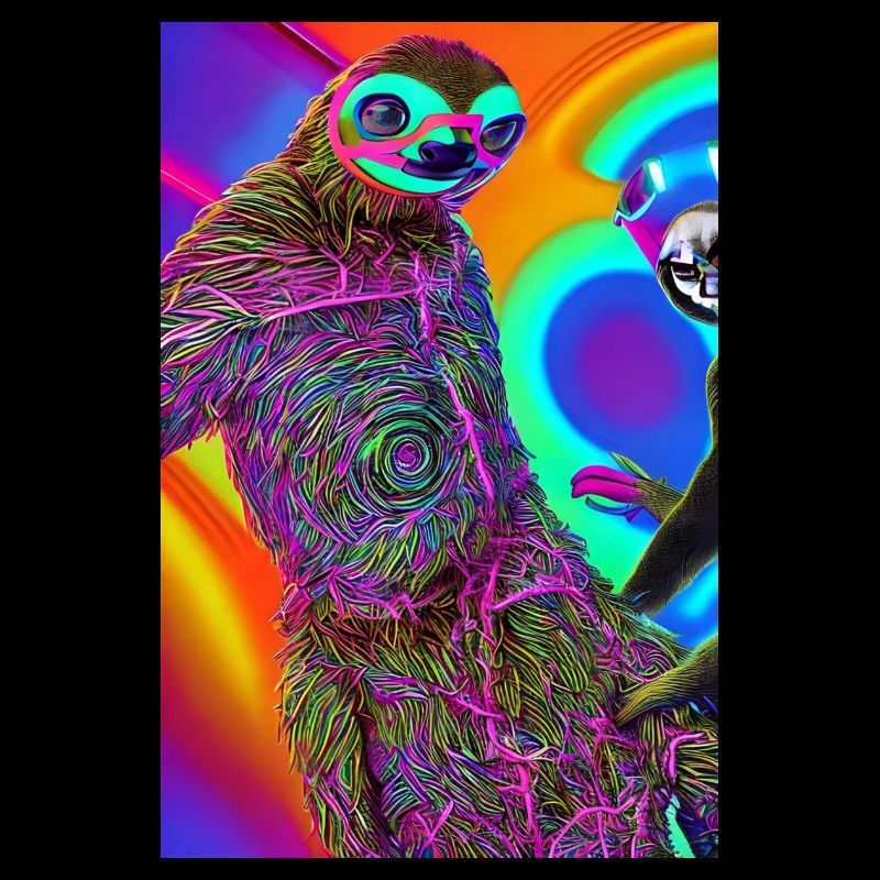 Psychedelic Sloth 2