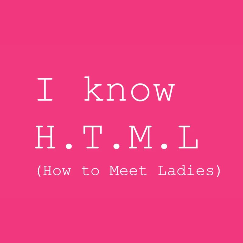 Ich kenne H.T.M.L