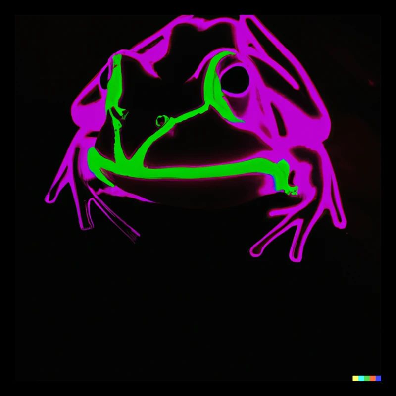 Neon Frosch