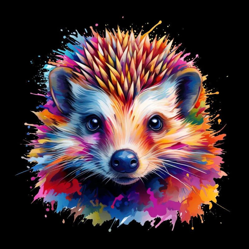Hérisson coloré