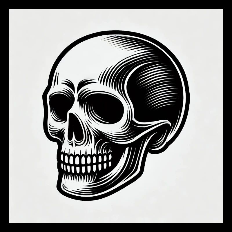 Crâne : symbole de mort et de rébellion