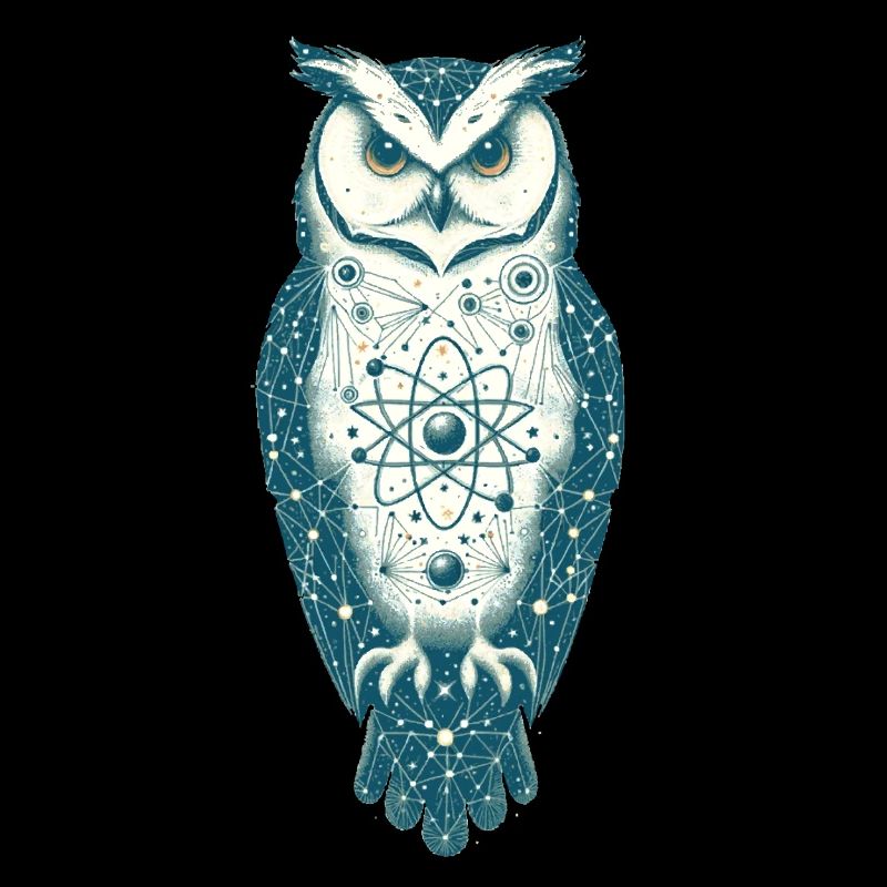 Hibou dans l’espace | L’univers dans la chouette