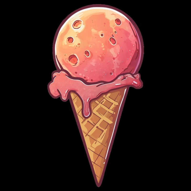 Planète de glace Mars