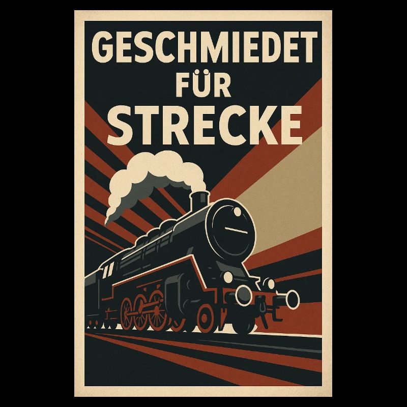 Chemin de fer forgé pour train de marchandises de ligne