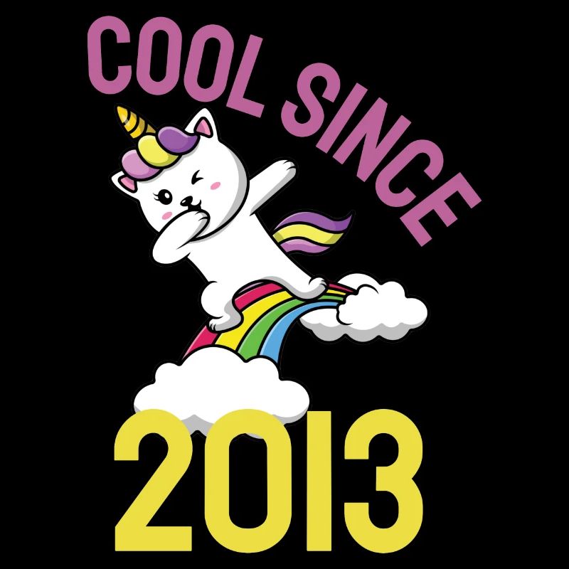 Cool depuis 2013 Dabbing chat 9ème anniversaire