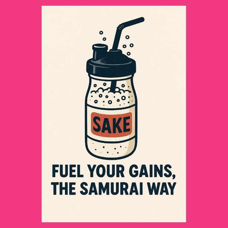 Saké et Gains Style Samurai