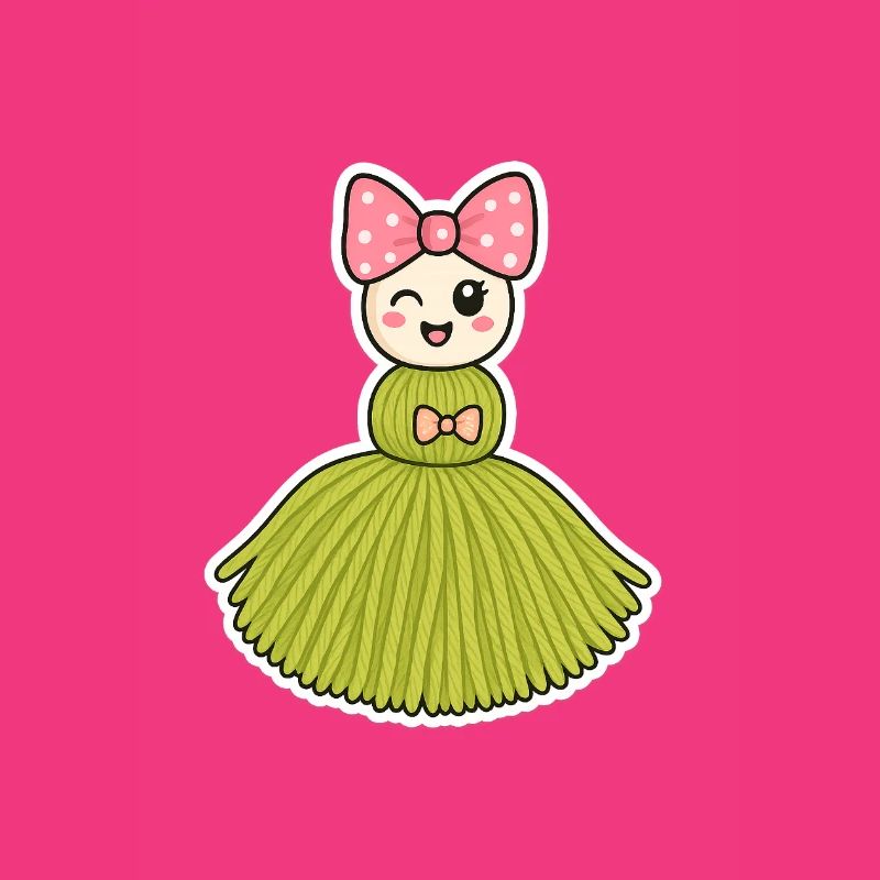 Poupée pompon Stella