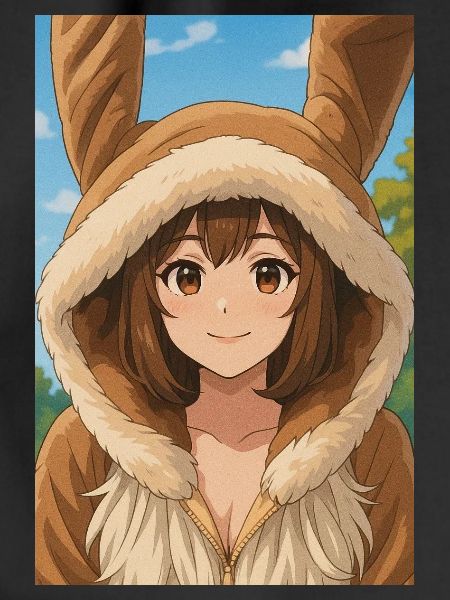 Bunny Hoodie Anime Charm