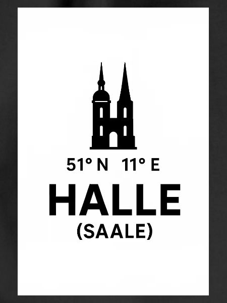 Halle Saale Silhouette Landmark