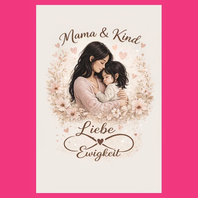 Amour éternel, mère et enfant