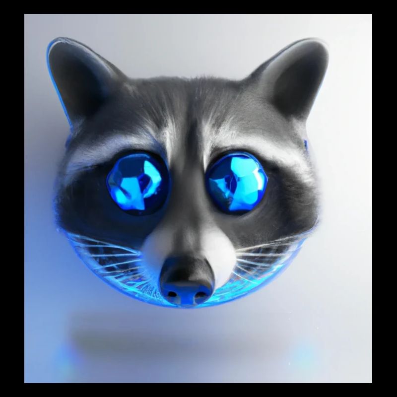 Raton laveur collectionneur de saphir