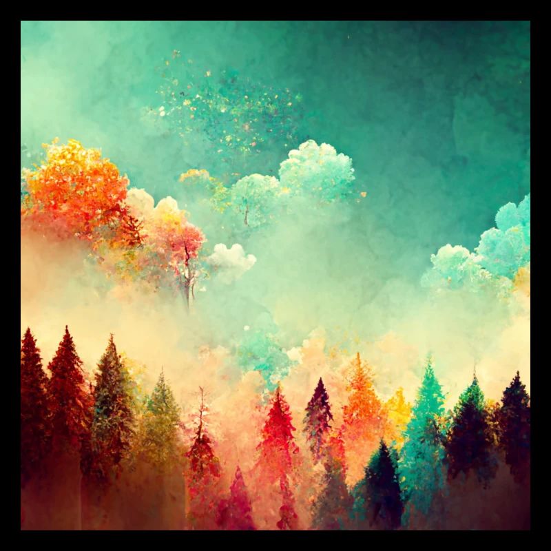 Bunter Wald
