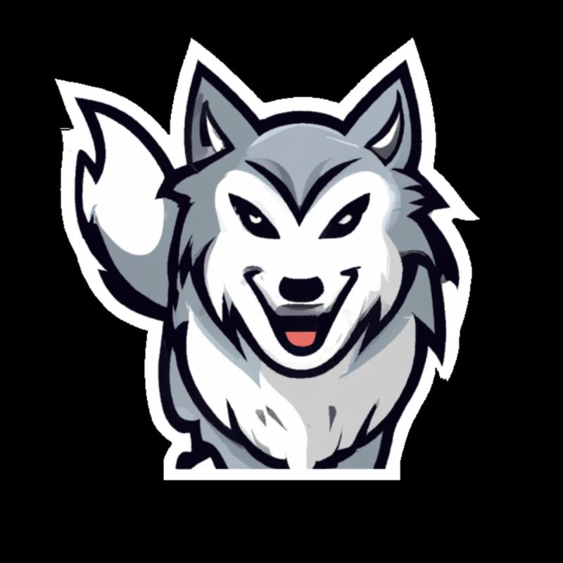 Wolf Logo Design, jung und trendy.