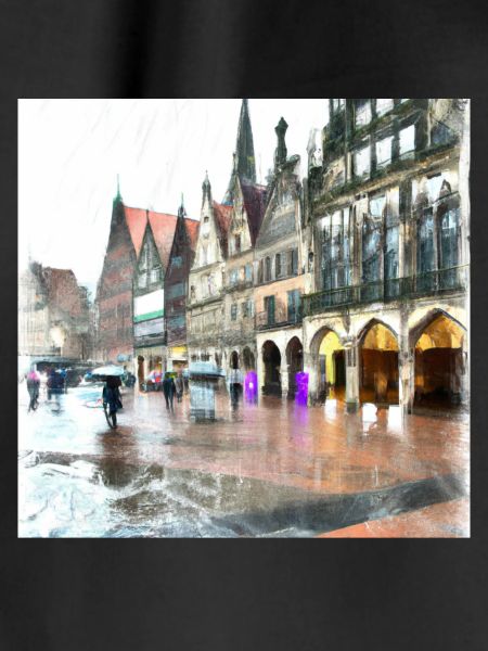 Münster in the rain